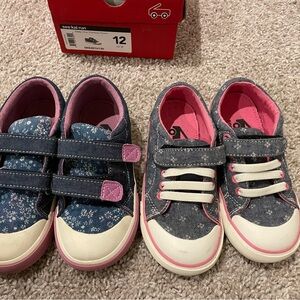 See Kai Run Kids' Blue and Pink Shoes